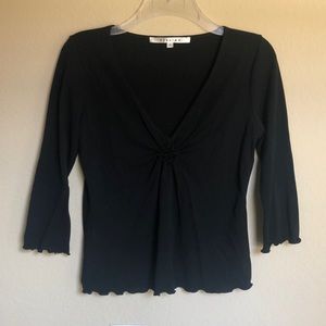 Studio M Black Long Sleeve Top